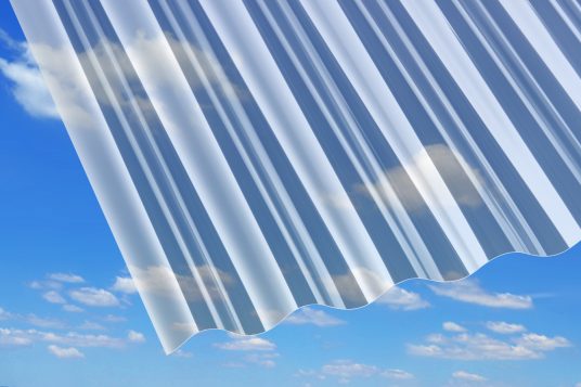 
                                                            Polycarbonate corrugated sheets 0.8 mm, clear
                                                    