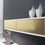Cabinet doors with decorative panels self-adhesive