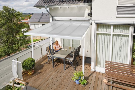
                                                            Terrace roofing kit 3,06 x 3,06 m white
                                                    