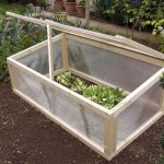 Cold frame with polycarbonate twinwall sheets