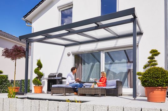 
                                                             Premium terrace roof kit anthracite 4x3m
                                                    