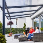 Premium terrace roof kit anthracite 4x3m