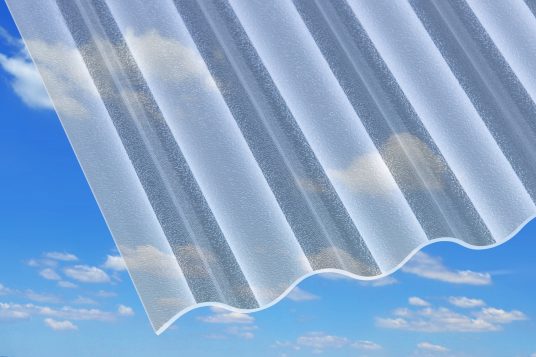 
                                                            3 mm acrylic corrugated sheets, C-Structure, clear
                                                    