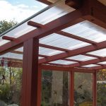 Extension with polycarbonate multi-wall panels