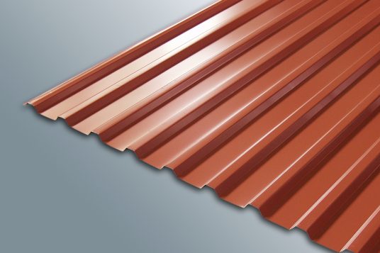 Trapezoidal roof sheet