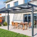 Premium terrace roof kit anthracite 6x4m