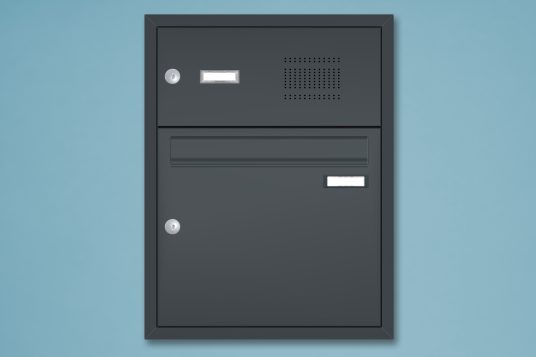 
                                                            Letterbox system with function box anthracite
                                                    