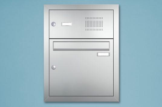 
                                                            Letterbox system stainless steel with function box
                                                    